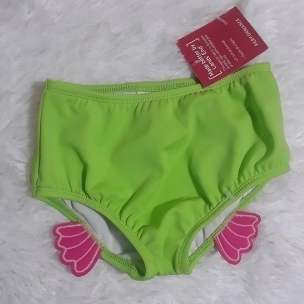 Lands End Swim Goldfish Diaper Cover Panty- 18 Mos